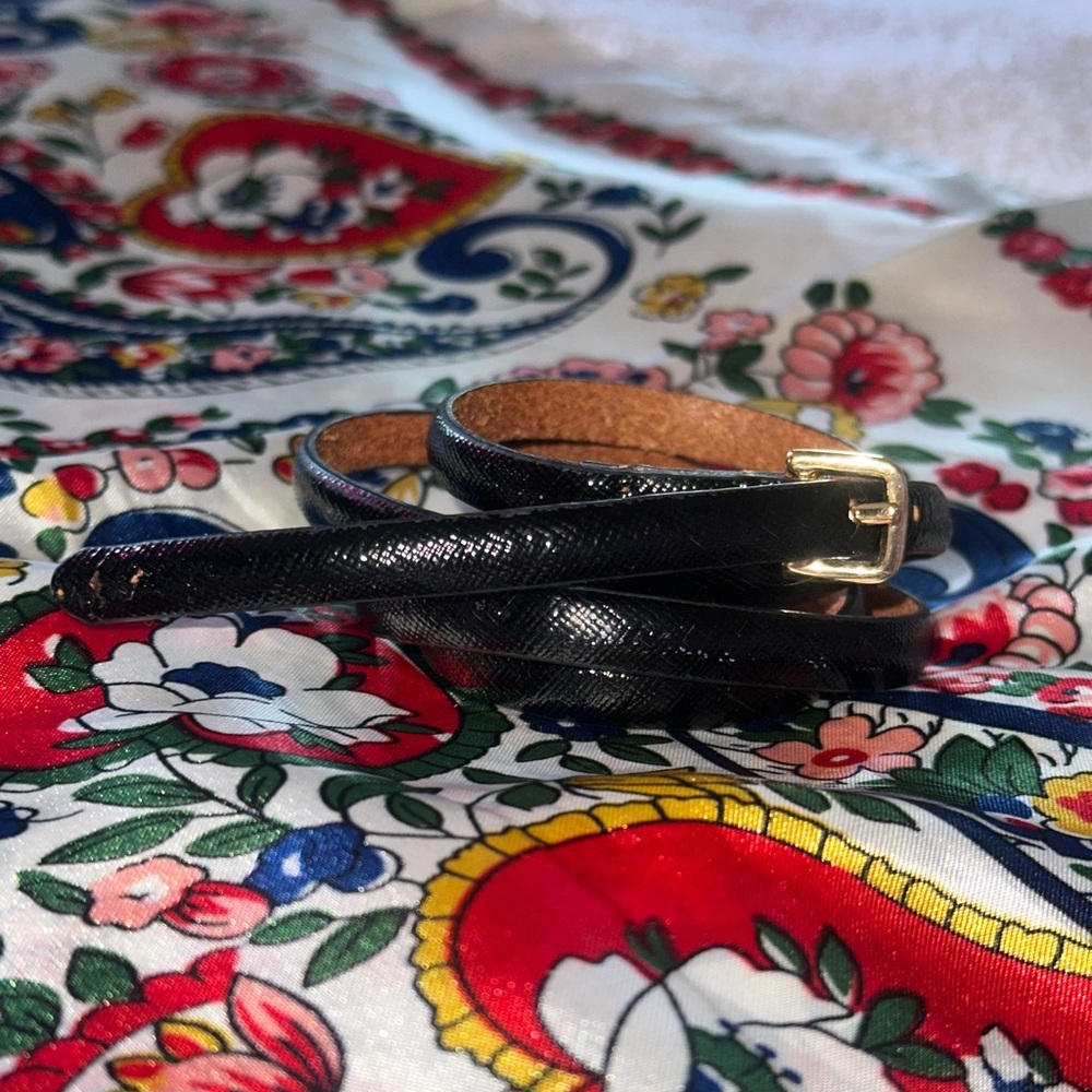 Banana Republic Black Cow Leather Belt